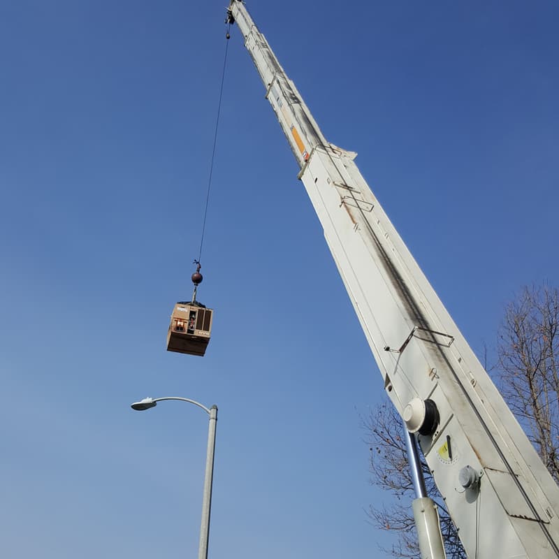 Foto de instalación de equipos HVAC de E & A Mechanical