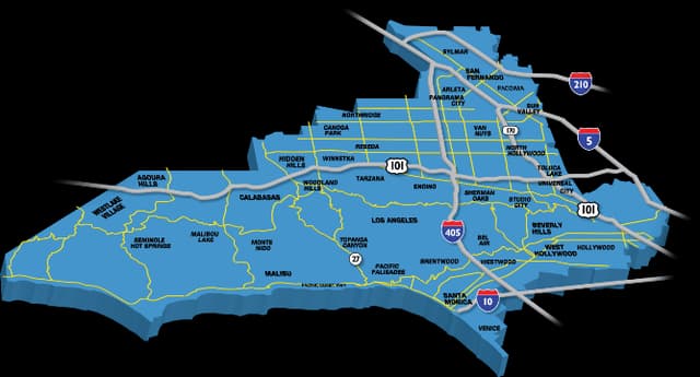 EA Mechanical service area — San Fernando Valley and Greater Los Angeles